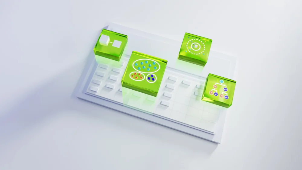 NVIDIA Data Science workflow illustration
